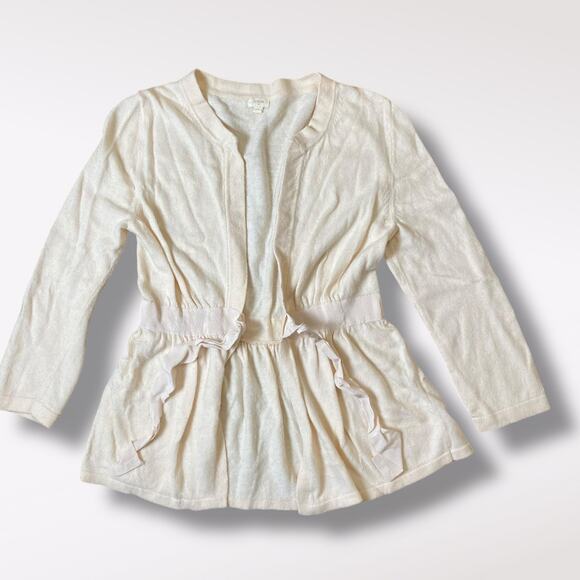 J.Crew Pink Coquette Wool and Cashmere Blend Sweater Size XS Ballet Boho - Picture 3 of 9